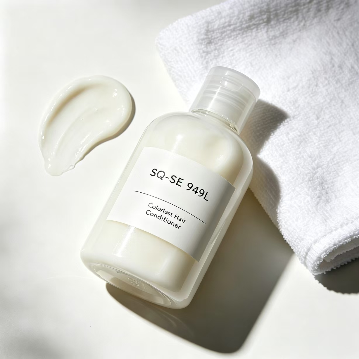컨디셔너의 노란색 변색 방지: SQ-SE 949L 실리콘 에멀젼은 변색 없이 안정적인 수리를 제공합니다.